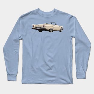 1957 Ford Thunderbird - stylized Long Sleeve T-Shirt